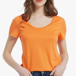 escada T shirt orange size 36 -S
